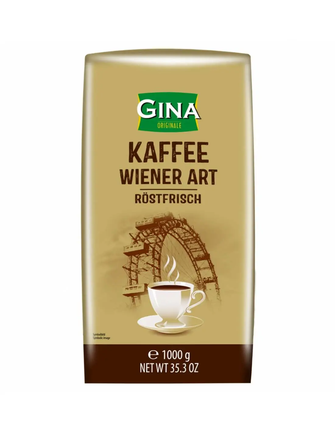 Кофе в зернах «Gina» Kaffee Wiener Art, 1000 г