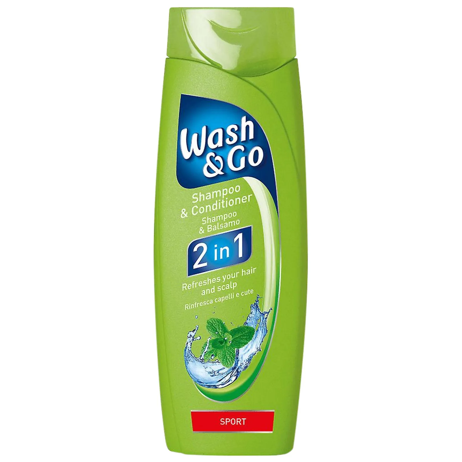 Шампунь «Wash & Go» Sport, 2 in 1, 200 мл