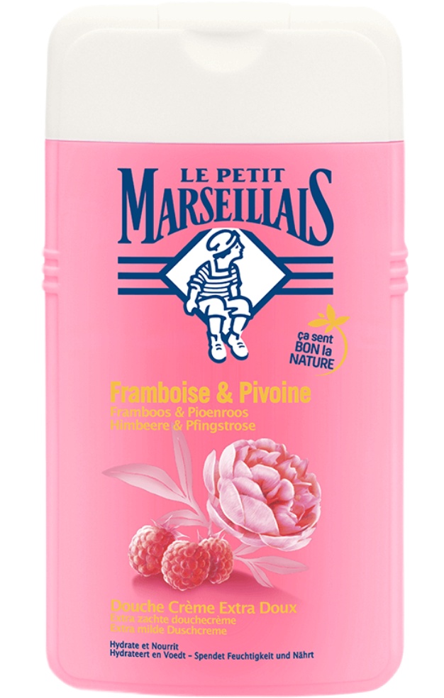 Гель для душа «Le Petit Marseillais» Малина и пион, 250 мл