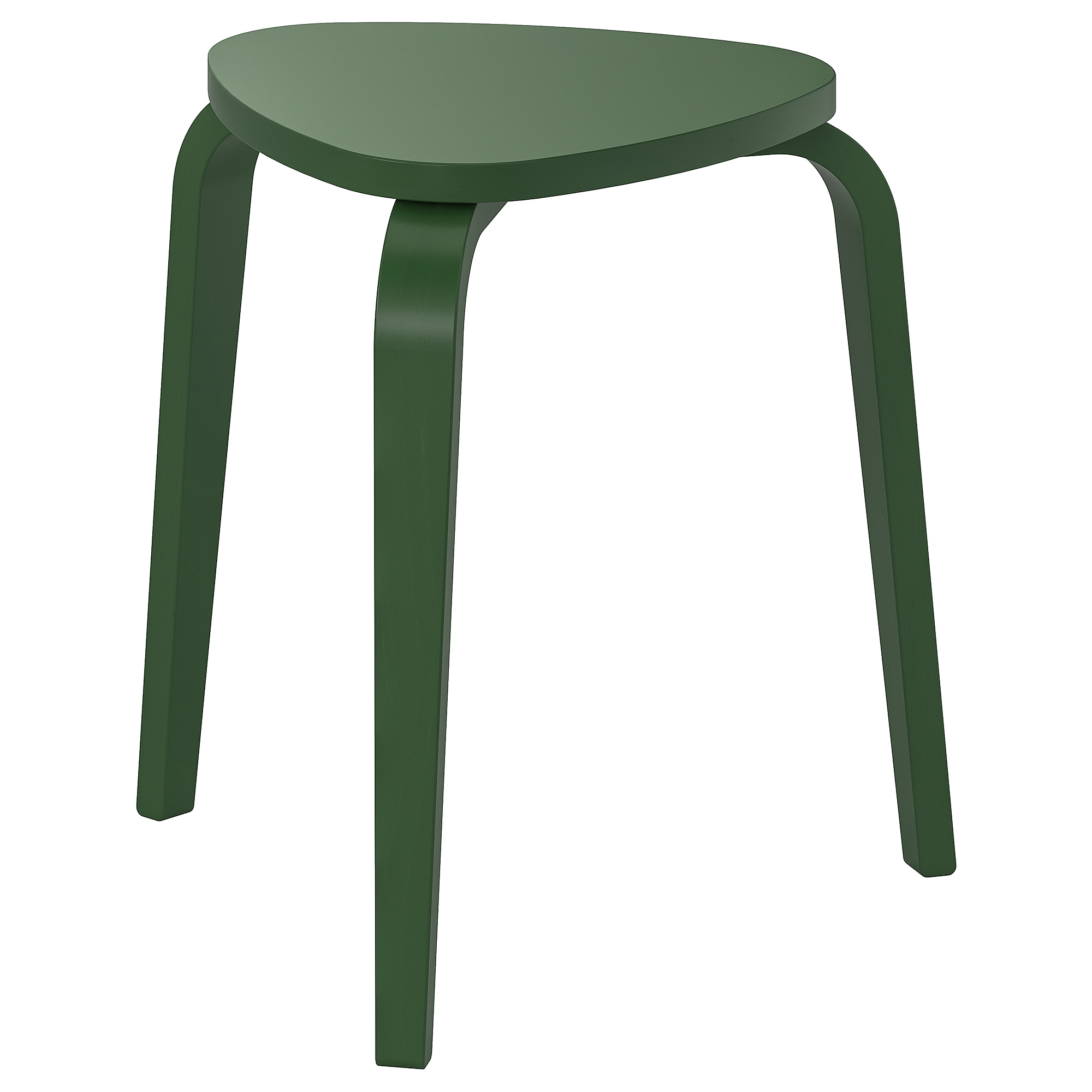 Табурет «IKEA» Kyrre, темно-зеленый