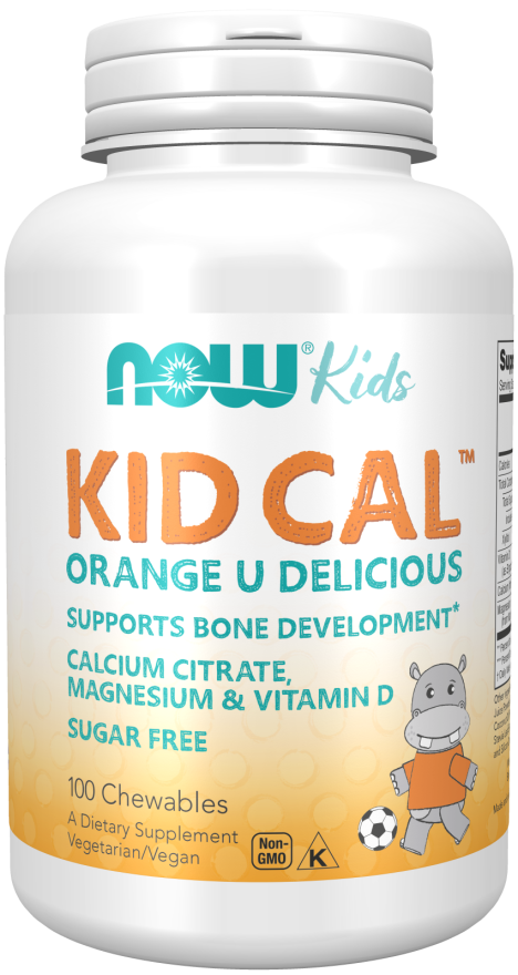 БАД «Now Foods» Kid Cal, апельсиновый вкус, 100 жевательных таблеток