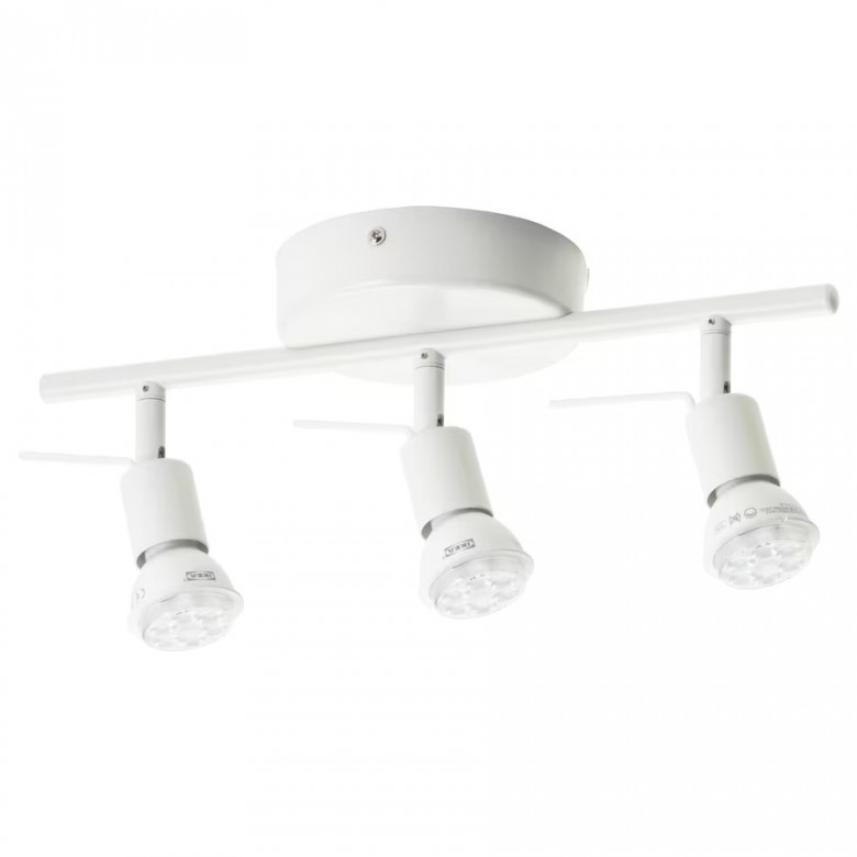 Светильник «IKEA» Tross, 3 прожектора, белый