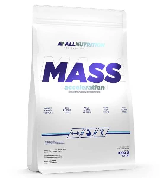 БАД «Allnutrition» Mass Acceleration chocolate caramel nougat, 1000 г