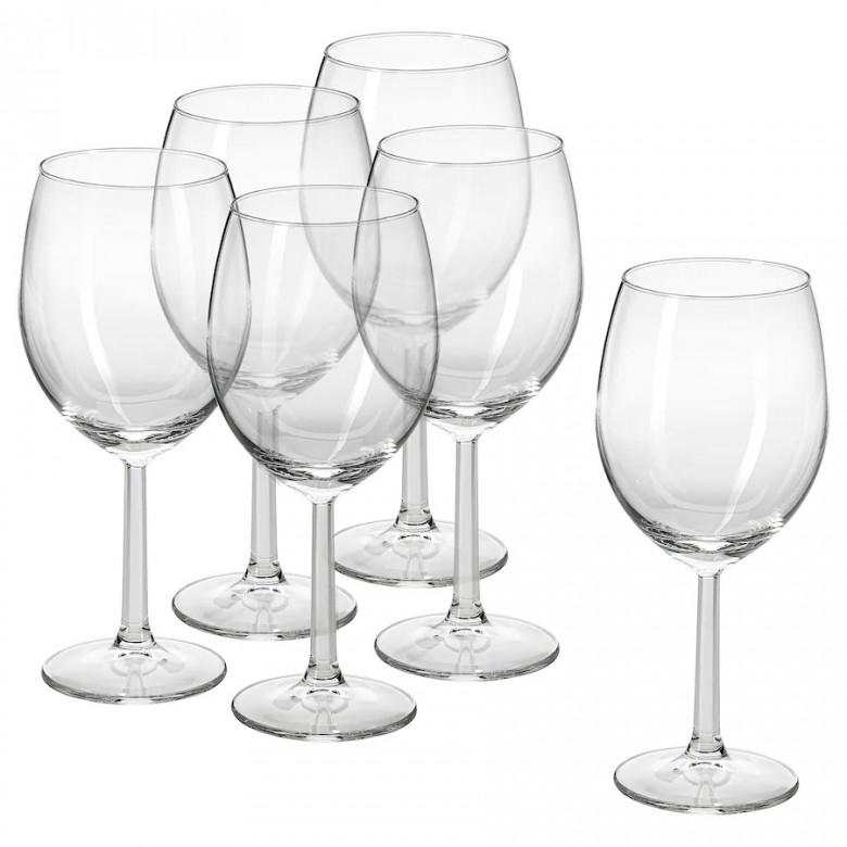 Набор бокалов для вина «Ikea» Svalka 602.194.87, 6 шт