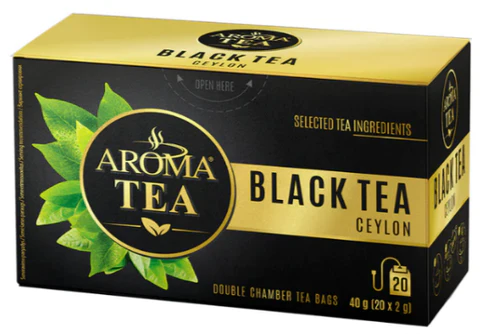 Чай черный «Aroma Tea» Цейлонский, 20 пакетиков, 40 г