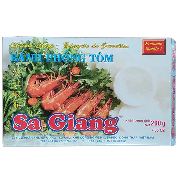 Чипсы «Sa Giang» Со вкусом креветок, 200 г