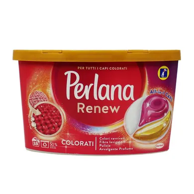 Капсулы для стирки «Perlana» Color, восстанавливающий, 18 шт