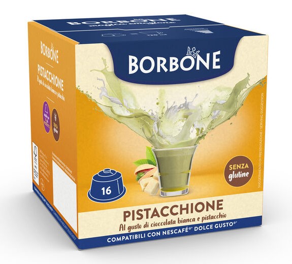 Напиток шоколадный в капсулах «Caffe Borbone» Pistacchione, 16 шт