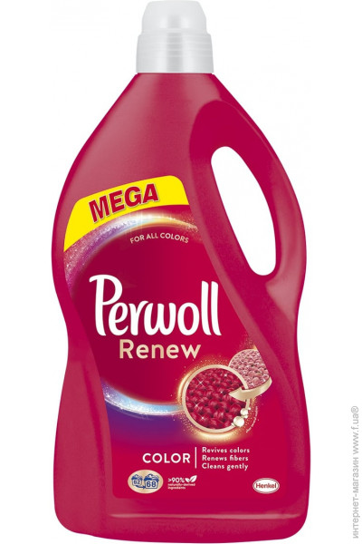 Гель для стирки «Perwoll» Renew Blossom Color, 68 стирок, 3.74 л