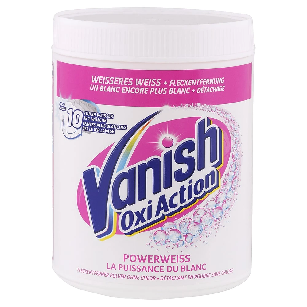 Пятновыводитель «Vanish» Oxi Advance, белый, поршок, 1.1 кг