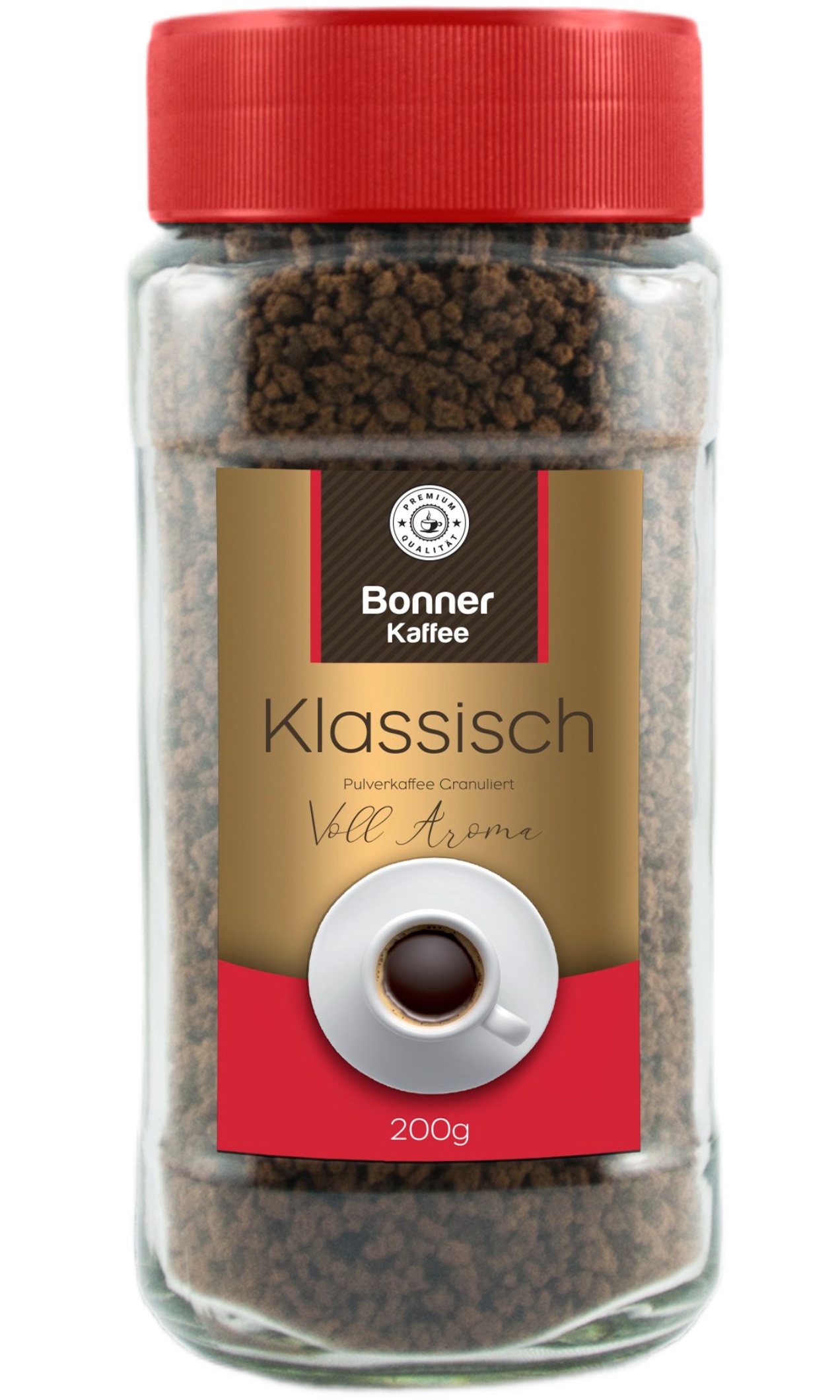 Кофе растворимый «Bonner» Klassisch Voll Aroma, классический, 200 г