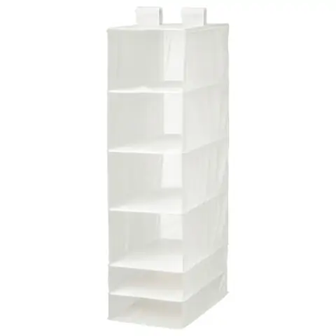 Полка подвесная «IKEA» Skub, белый, 35x45x125 см