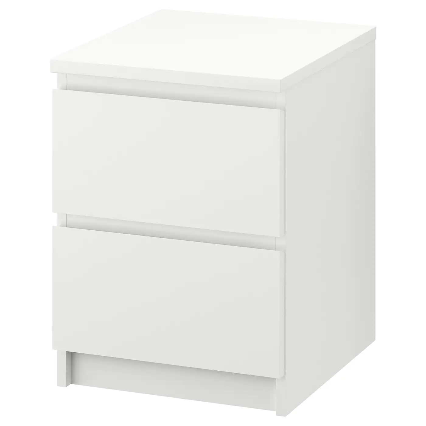 Комод «Ikea» Malm, 2 ящика, белый, 40x55 см, 003.685.31