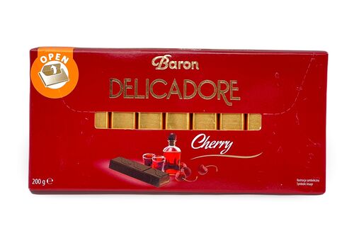 Шоколад «Baron Excellent» Delicadore, Вишня, 200 г