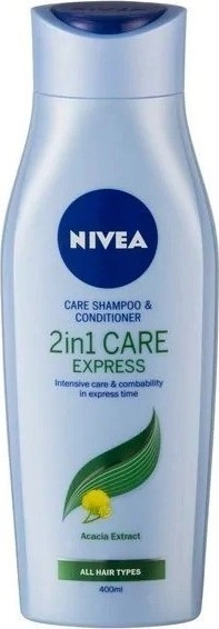 Шампунь «Nivea» 2 in 1 Express Care, 400 мл