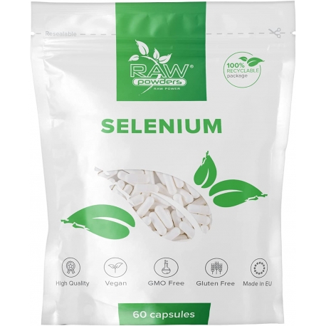 БАД «Raw Powders» Selenium, 60 шт