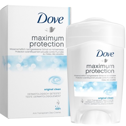 Дезодорант-антиперспирант «Dove» Maximum Protection Original Clean, 45 мл