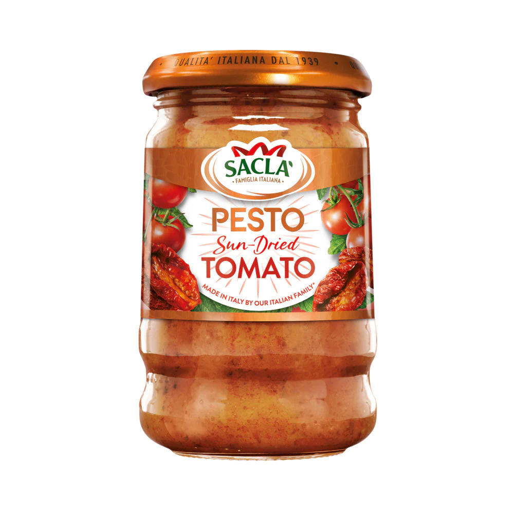 Песто «Sacla» Sun Dried, из вяленых томатов, 190 г
