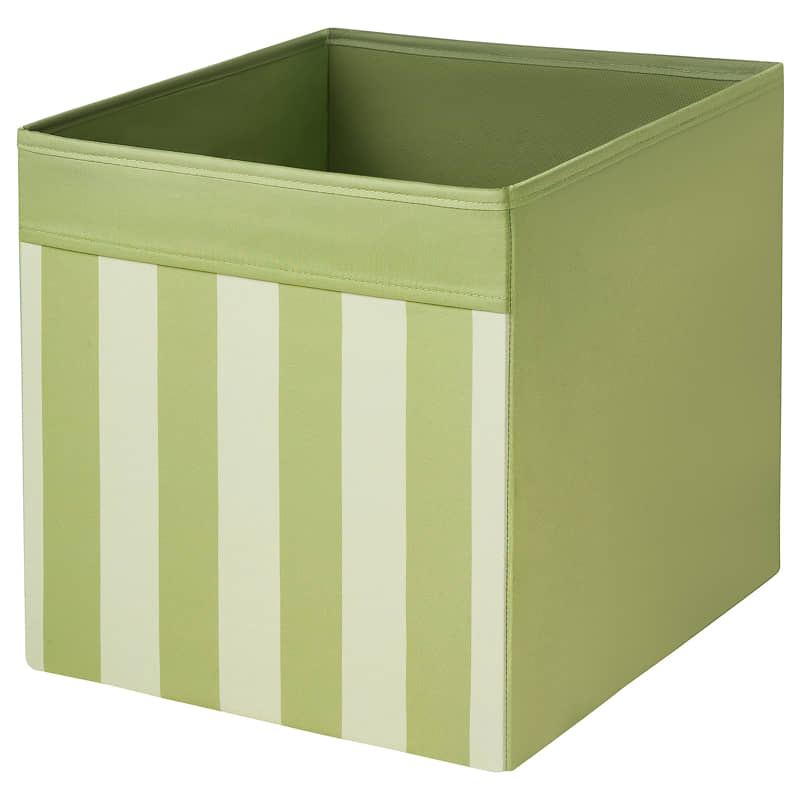 Коробка «Ikea» Drоna, зеленый/бежевый, 33x38x33 см
