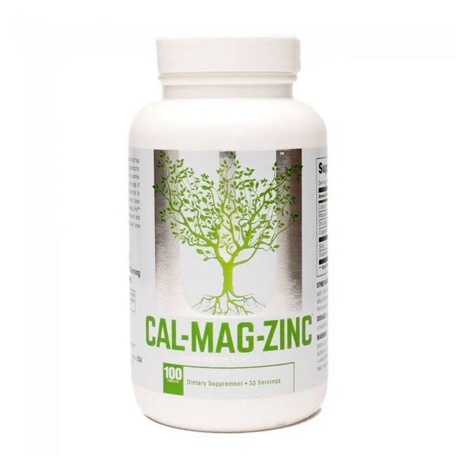 Витамины «Universal» Nutrition Calcium Zinc Magnesium, 100 таблеток