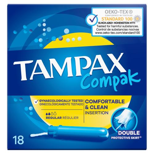 Тампоны «Tampax» Compak с аппликатором, 18 шт