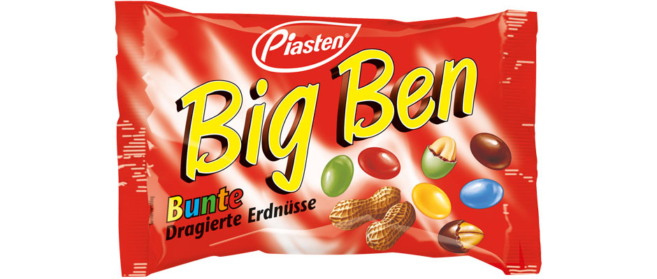 Арахис в молочном шоколаде «Piasten» Big Ben, 250 г