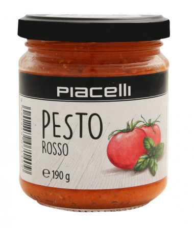 Соус «Piacelli» Песто Россо, из томатов, 190 г