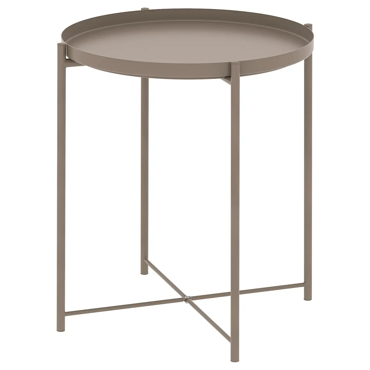 Стол «Ikea» Гладом, серый, 45x53 см