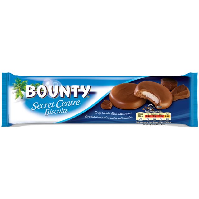 Печенье «Bounty» Secret Centre Biscuits, 132 г
