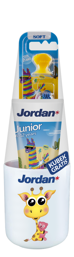 Набор «Jordan» паста зубная для детей 6-12 лет, 50 мл, щетка, стакан