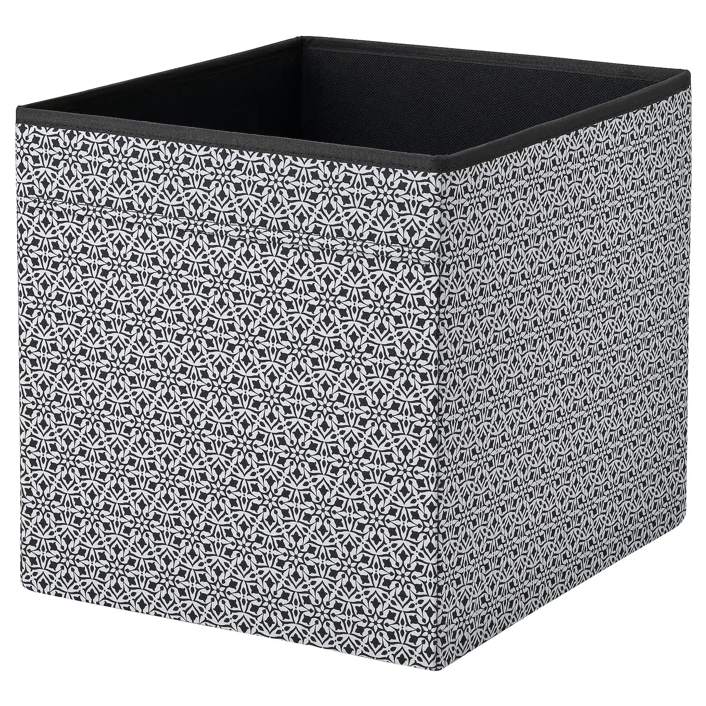 Коробка «Ikea» Drоna, черно-белая, 33x38x33 см, 905.120.58