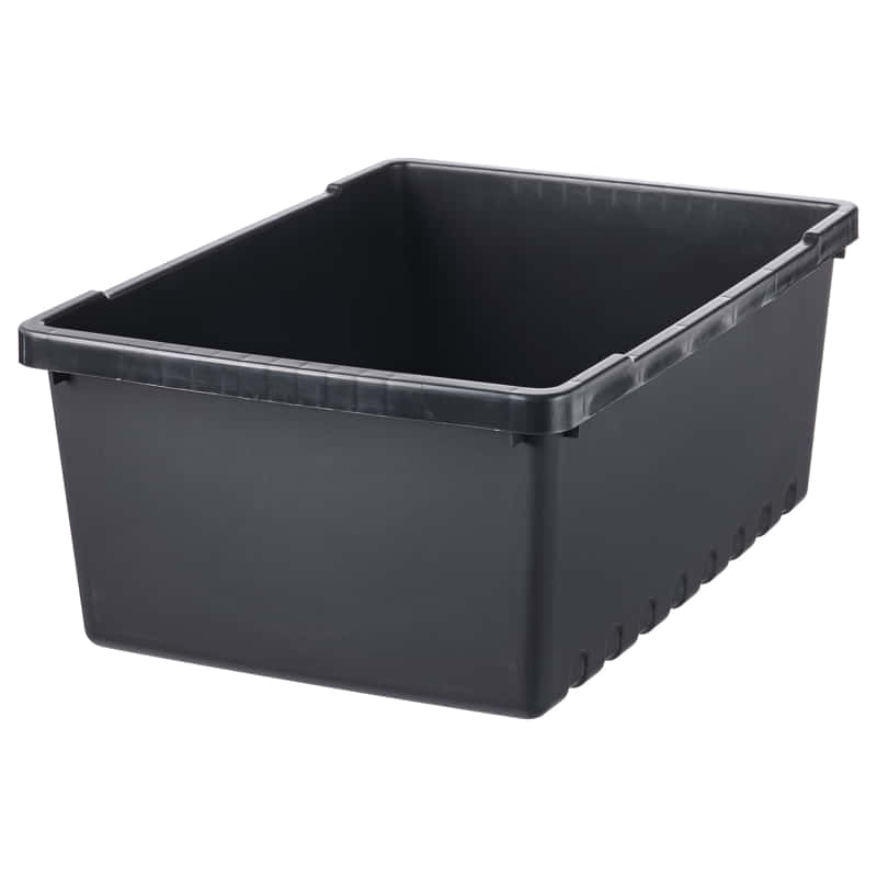 Ящик для хранения «Ikea» Uppsnofsad, черный, 35x25x14