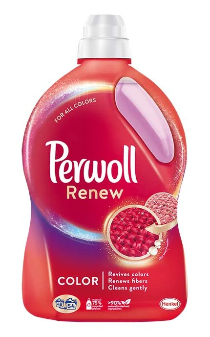 Гель для стирки «Perwoll» Renew Color, 54 стирки, 2.97 л