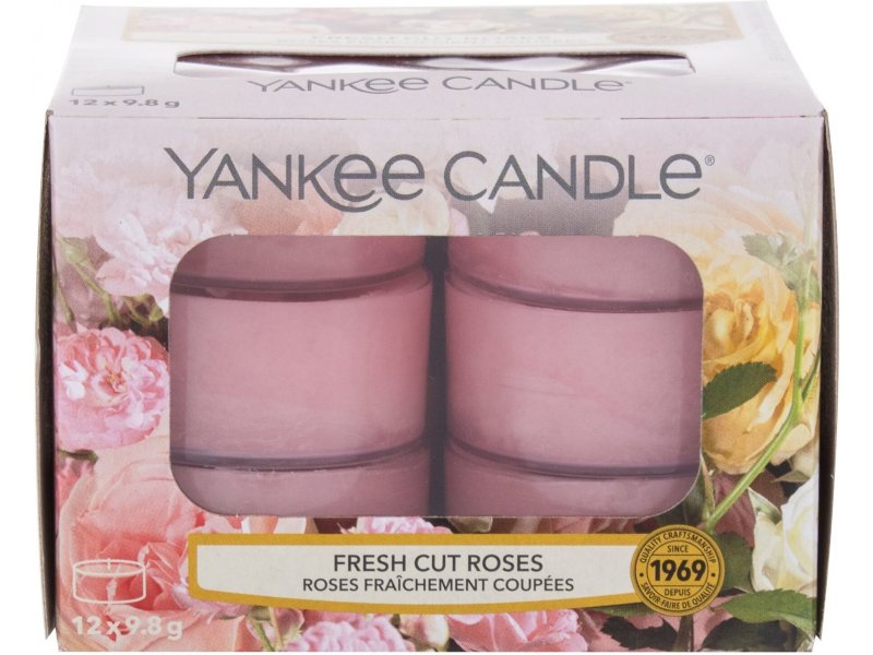 Свеча ароматическая «Yankee» Candle Fresh Cut Roses, 12 х 9.8 г