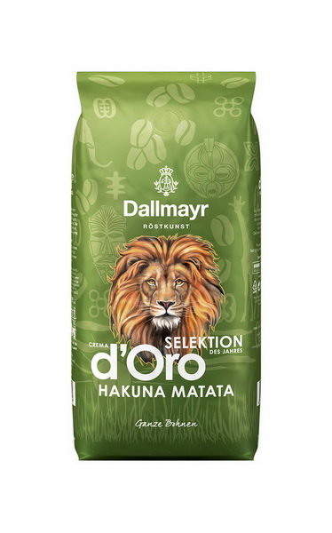 Кофе в зернах «Dallmayr» Crema d'Oro Selektion Hakuna Matata, 1 кг