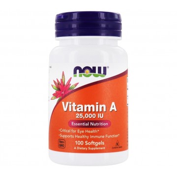 Витамины «Now Foods» Vitamin A 25.000 IU, 100 капсул