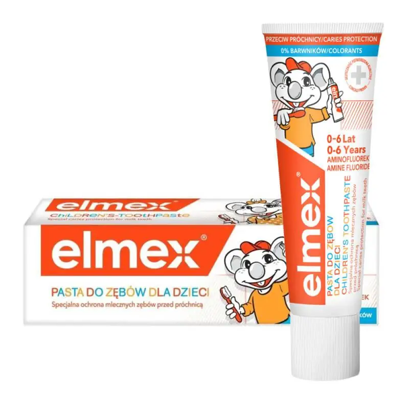 Детская зубная паста «Elmex» Chidren's, 0-6 лет, 50 мл