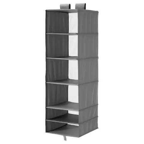 Полка «IKEA» Skubb, темно-серый, 35x45x125 см