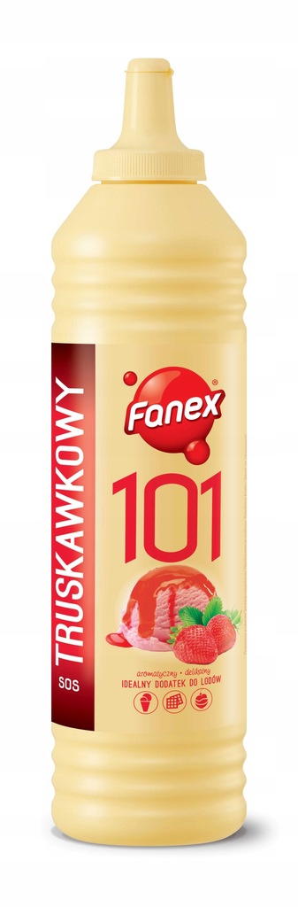 Соус десертный «Fanex» Клубничный, 900 г