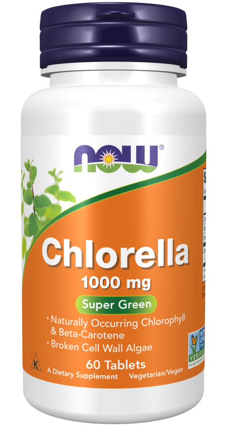 БАД «Now Foods» Chlorella 1000 mg, 60 таблеток