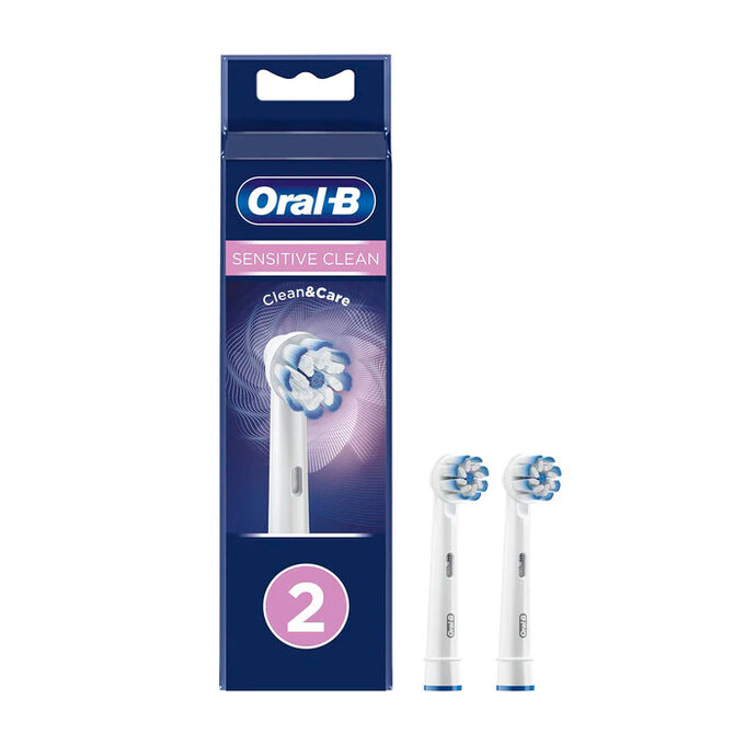 Насадка для зубной щетки «Oral-b» Sensitive Clean, белый, 2 шт
