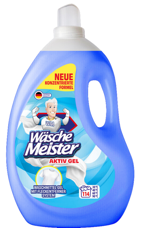 Гель для стирки «Wasche Meister» Actie Gel, универсальный, 4 л