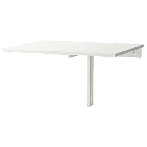 Стол раскладной «IKEA» Norberg, белый, 74x60 см