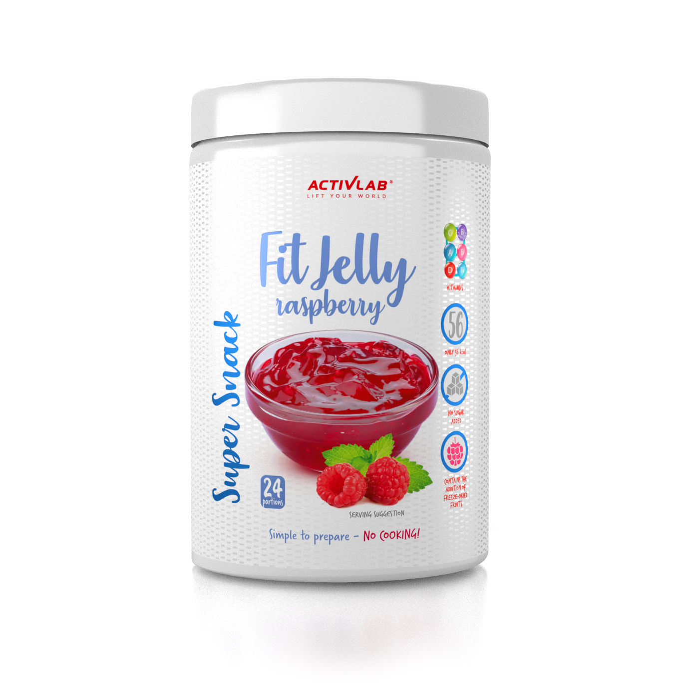 БАД «Activlab» Super Snack Fit Jelly, Raspberry, 360 г