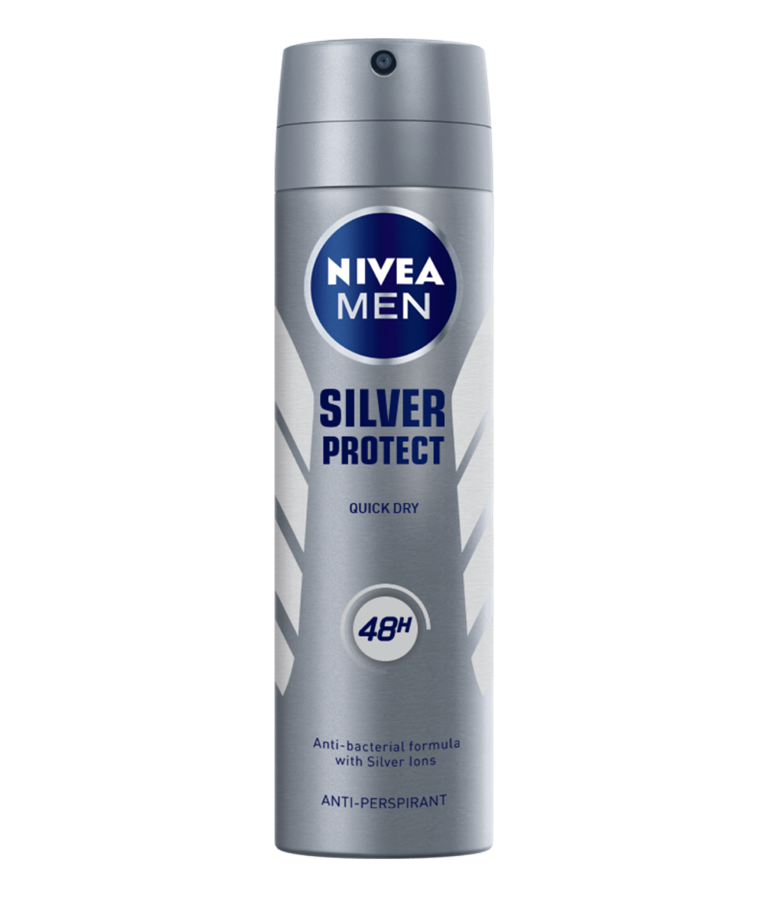 Антиперспирант-спрей «Nivea» Men, Silver Protect, 150 мл