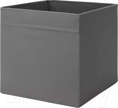 Коробка «Ikea» Drоna, темно-серая, 33x38x33 см