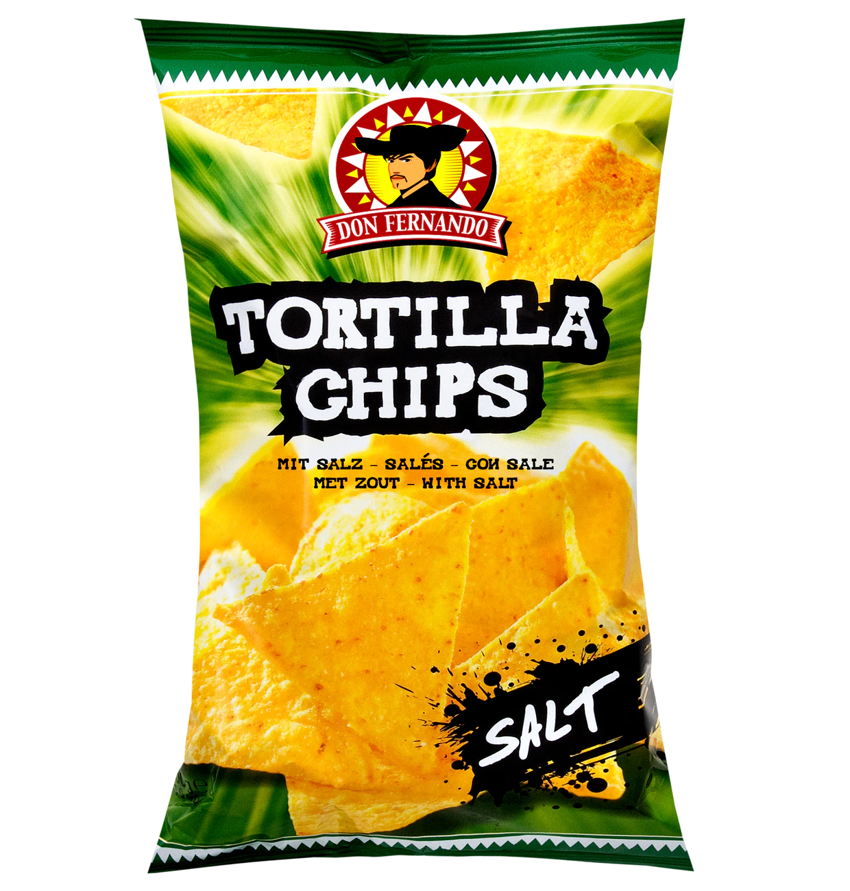 Чипсы кукурузные «Тortilla Chips» с солью, 200 г