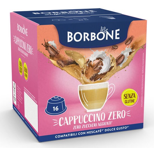 Кофе в капсулах «Caffe Borbone» Cappuccino Zero, 16 шт